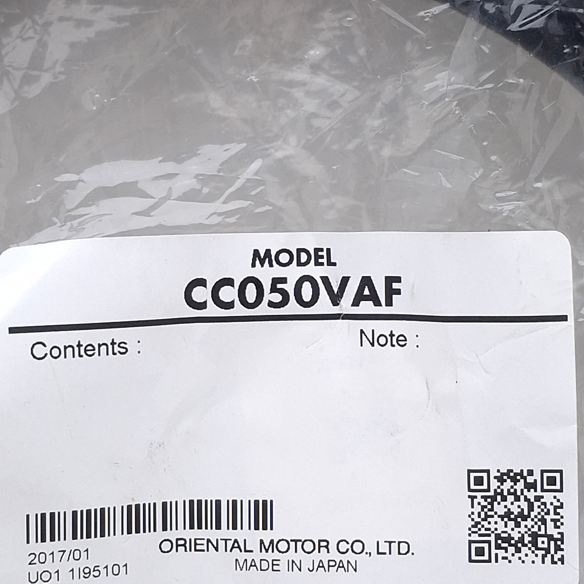 New Oriental Motor CC050VAF Motor Cable, 10-Pin MLX Connectors, For AR Series, 5m