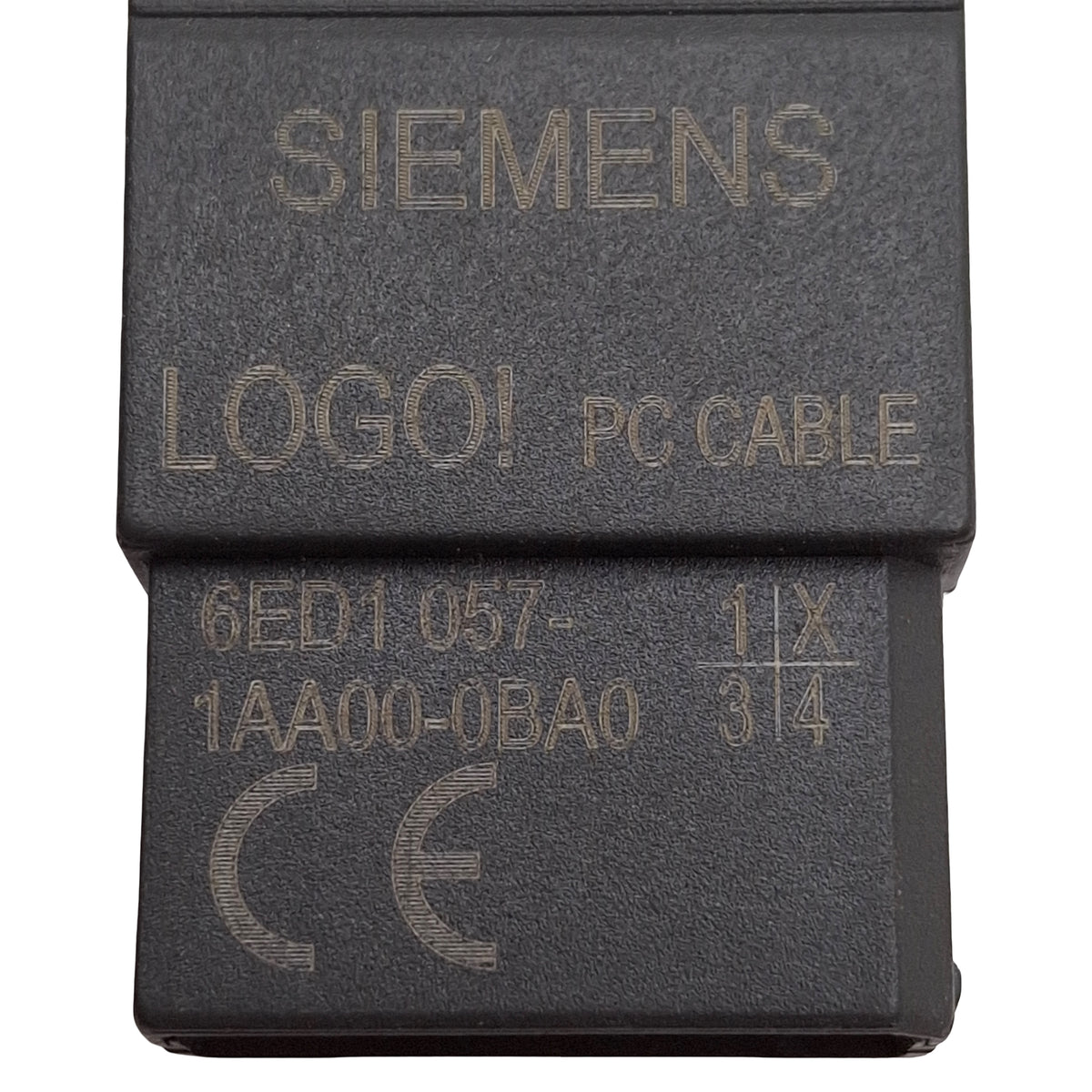 Used Siemens 6ED1 057-1AA00-0BA0 LOGO! PC Programming Cable, RS-232 DB9 Female, 2.5m