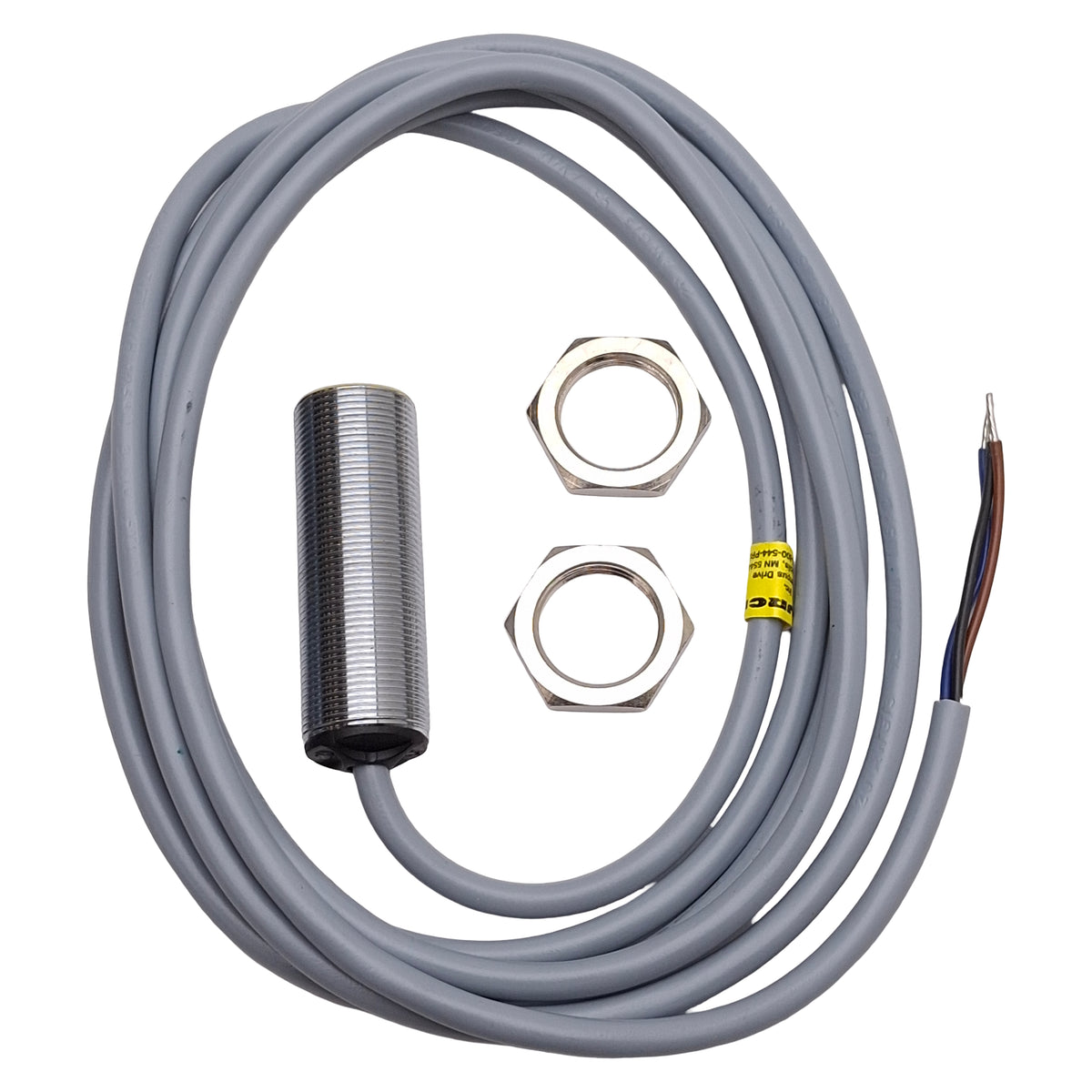 New Turck BI5-G18-AN6X 50MM Inductive Proximity Sensor, NPN-NO, 5mm Range, M18, 2.0m