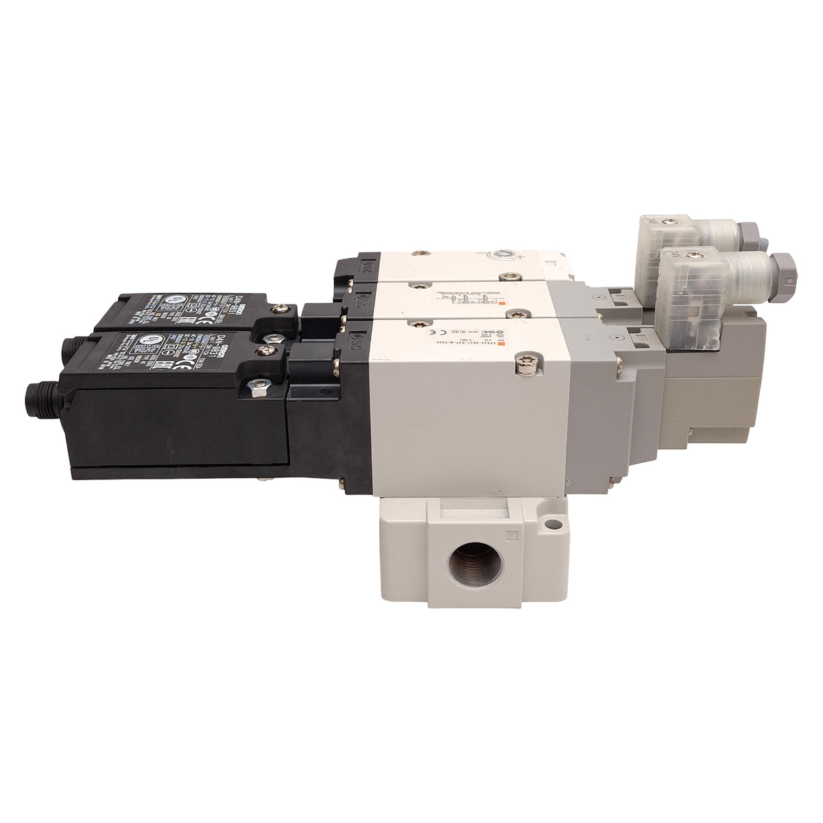 Used SMC VP544-5DZ1-03F-M-X555 Dual Residual Relief Valve w/ Soft Start-Up, 24VDC