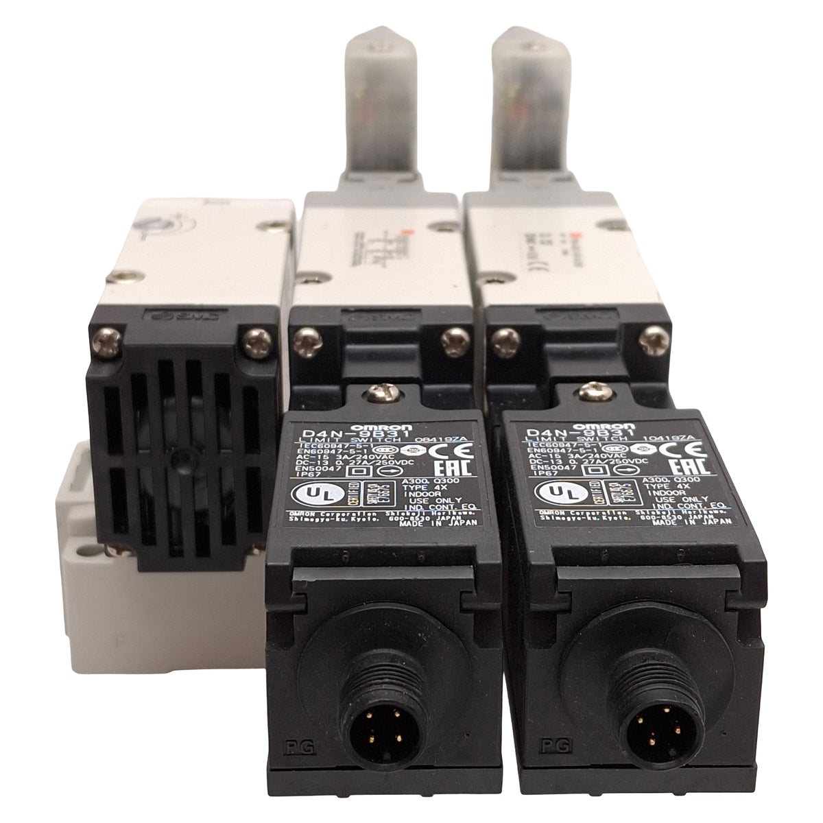 Used SMC VP544-5DZ1-03F-M-X555 Dual Residual Relief Valve w/ Soft Start-Up, 24VDC