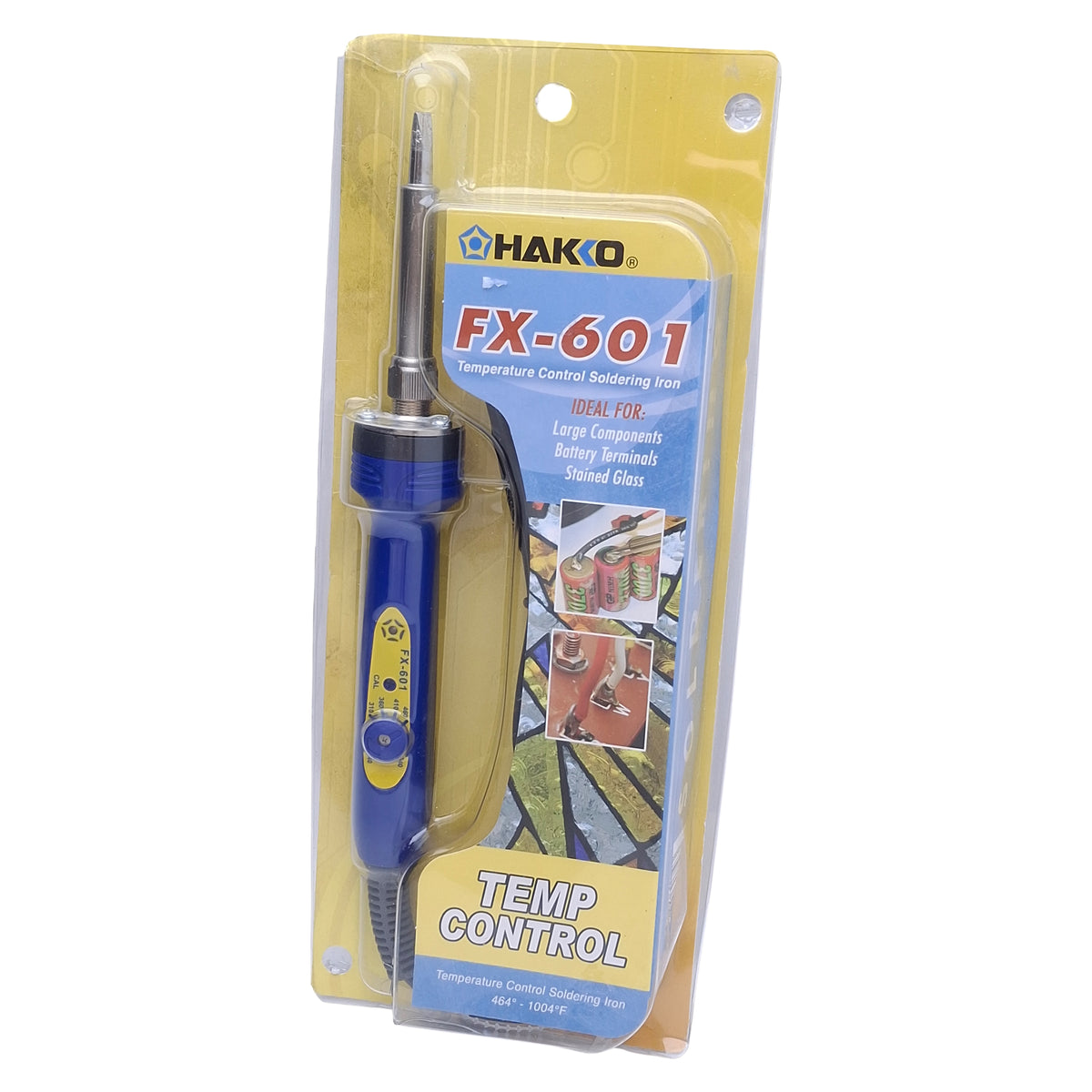 New Hakko FX-601-02 Soldering Iron 67W, 240-540°F Range, 120VAC, T19 Series Tips
