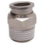 New SMC KQG2H13-N04S Stainless Steel Fitting w/ Sealant, 1/2in NPT, ø1/2in One-Touch