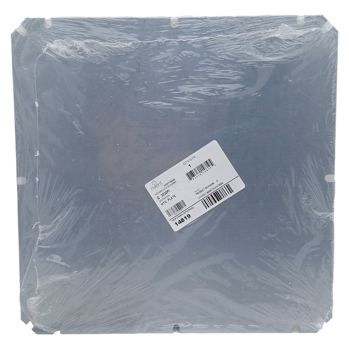 New nVent Hoffman Q3030PI QLine I Steel Plate for Enclosures, 260mm x 260mm