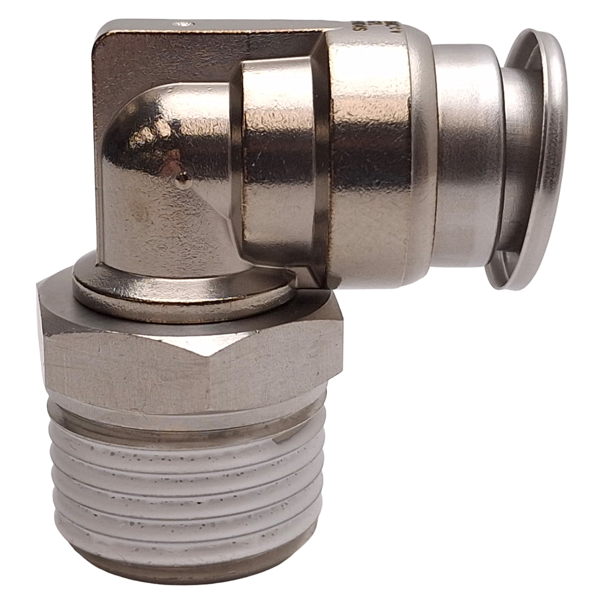 New SMC KQG2L13-N04S Stainless Steel Elbow Fitting, 1/2in NPT Male, ø1/2in One-Touch