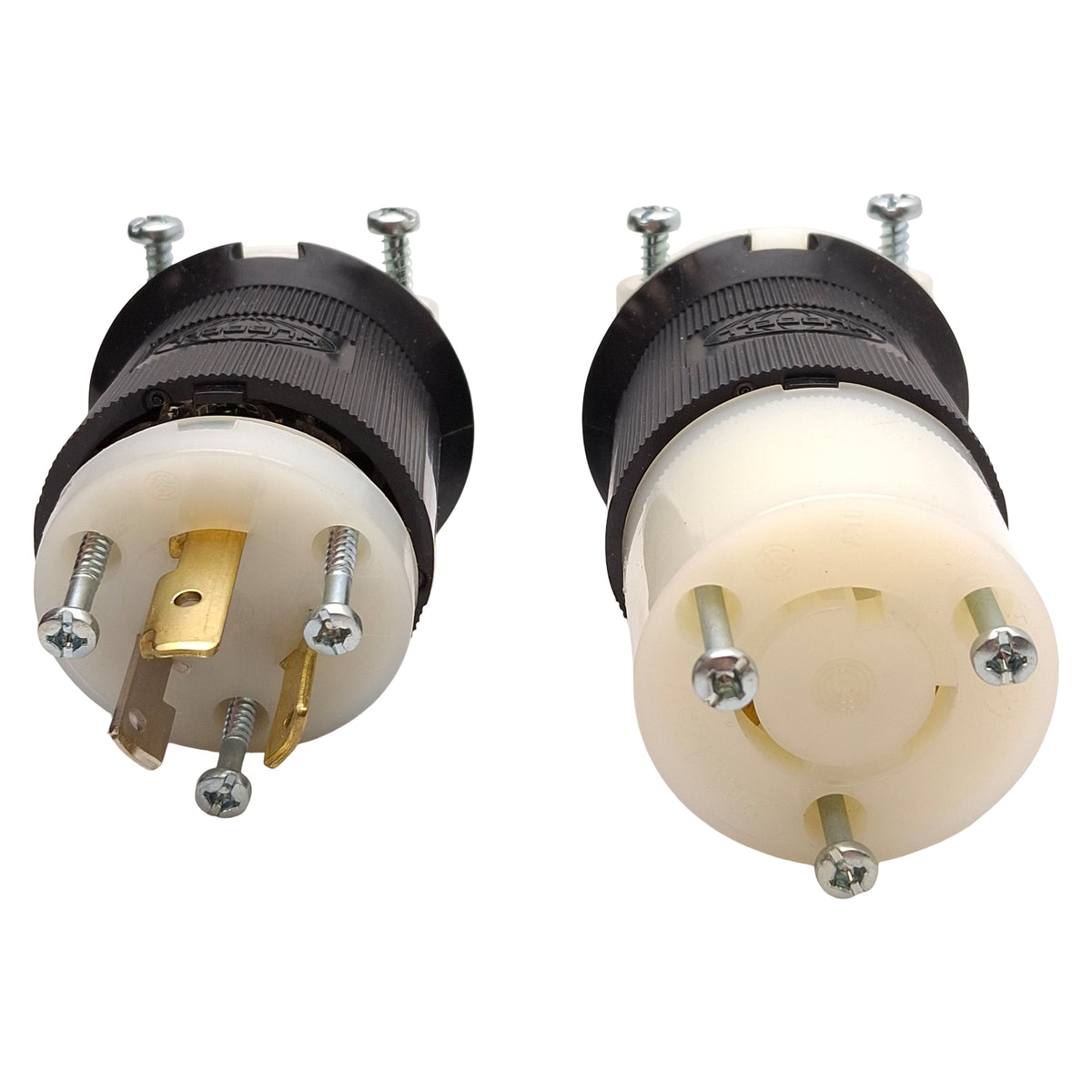 New Hubbell HBL2311 + HBL2313 Twist-Lock Plug & Receptacle, 20A 125V, L5-20P, L5-20R