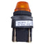 Used Allen Bradley 800H-QRH24A Amber Indicator Pilot Light, 30mm, 24VAC/DC Lamp