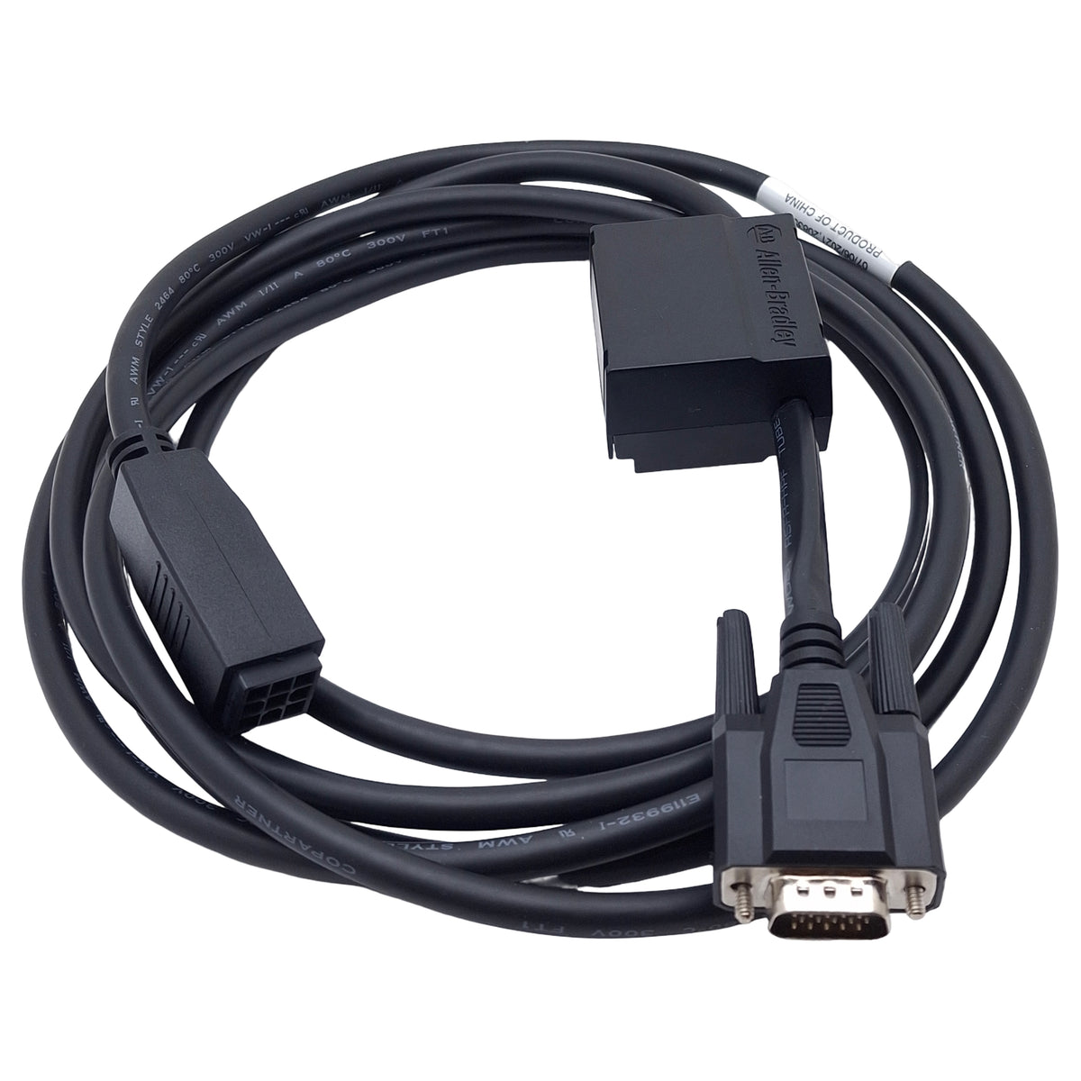 Used Allen Bradley 2090-CTFB-MADD-CFA03 TLP Motor Feedback Cable, 3m Length