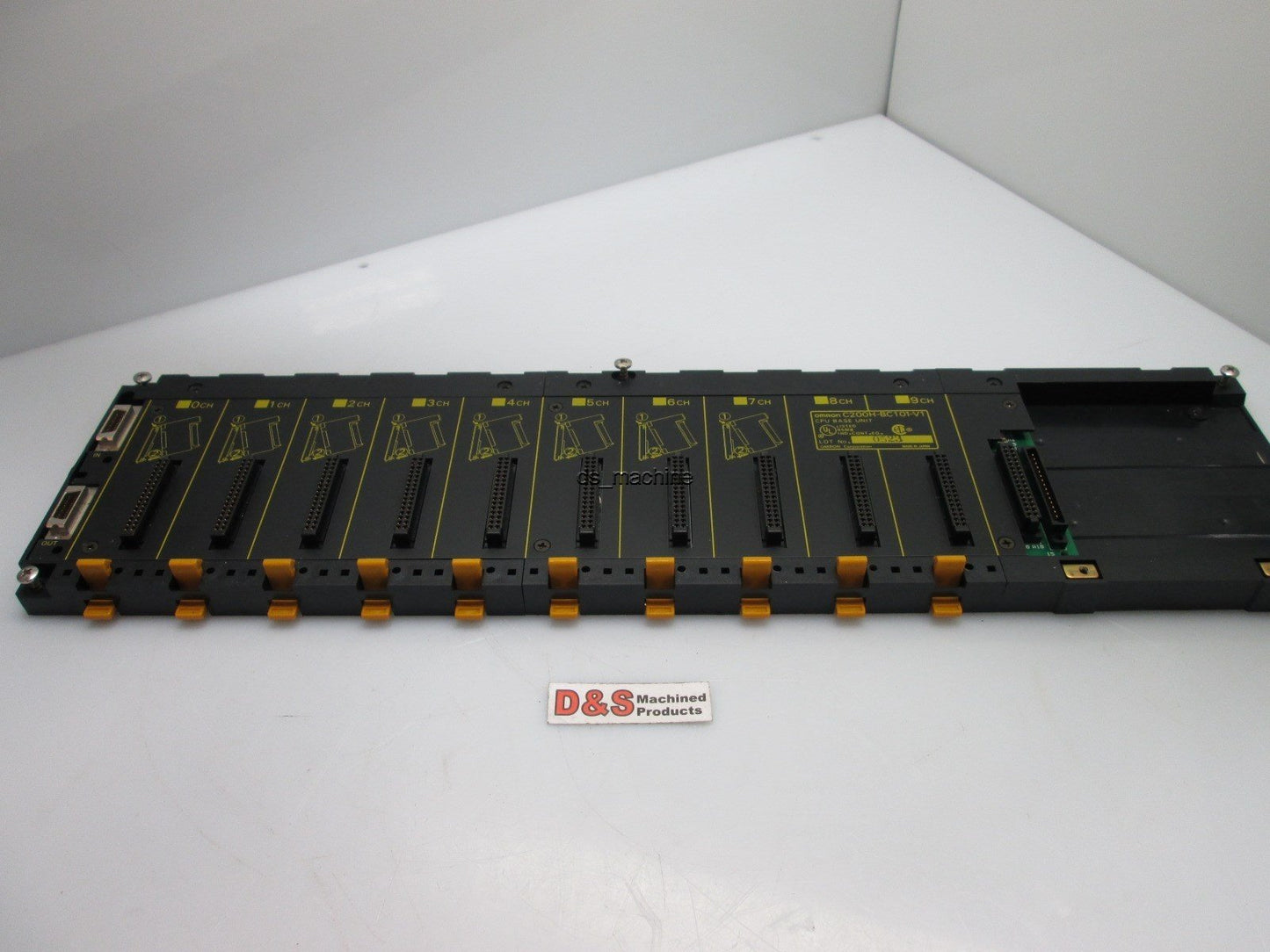 Used OMRON C200H-BC101-V1 CPU Base Unit 10-Slot