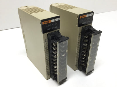Used Lot of 2 OMRON C200H-ID212 Sysmac PLC Input Module Units 24VDC, 7mA