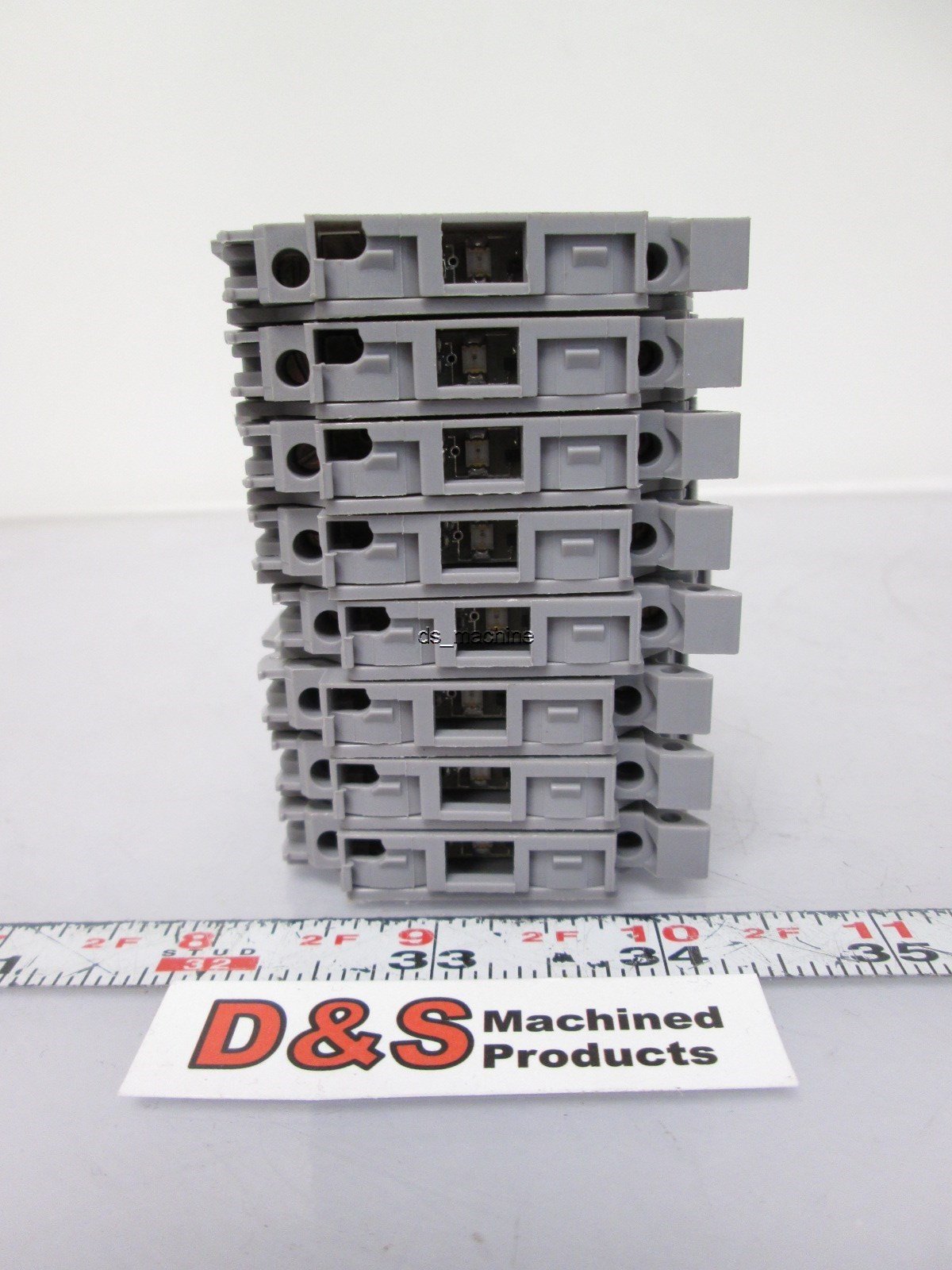 Used Lot of 8 Entrelec M4/8S... Fuse Holders w/ LED Indication 6.3A