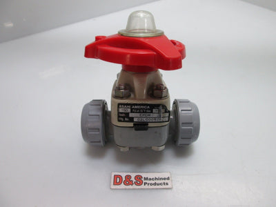 Used Asahi/America EPDM Manual 5/8" Two-Way Valve 150PSI at 70F Max