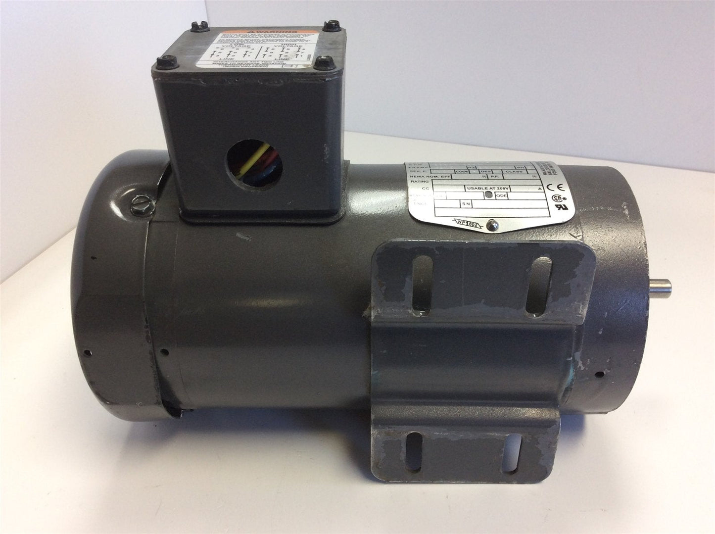 Used Price Pump 1440 Electric Motor .33HP, 2850-3450 RPM, 220/440V, 3 Phase, Frame 42