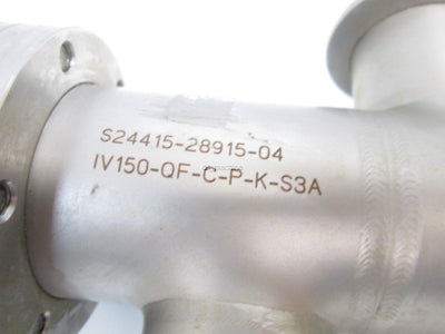 Used A&N Corp. IV150-QF-C-P-K-S3A Spring Loaded Vacuum In-Line Valve 40mm Pipe