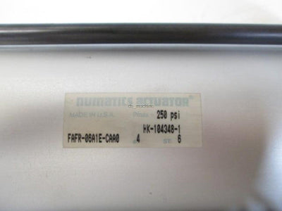 Used Numatics Actuator FAFR-06A1E-CAA0 250PSI Maximum Pressure