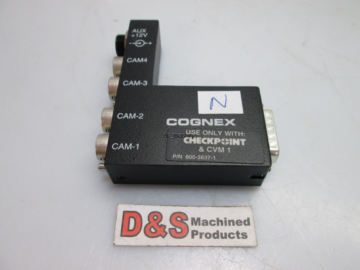 Used Cognex 800-5637-1 Camera Breakout Box *Use only with Checkpoint and CVM1*