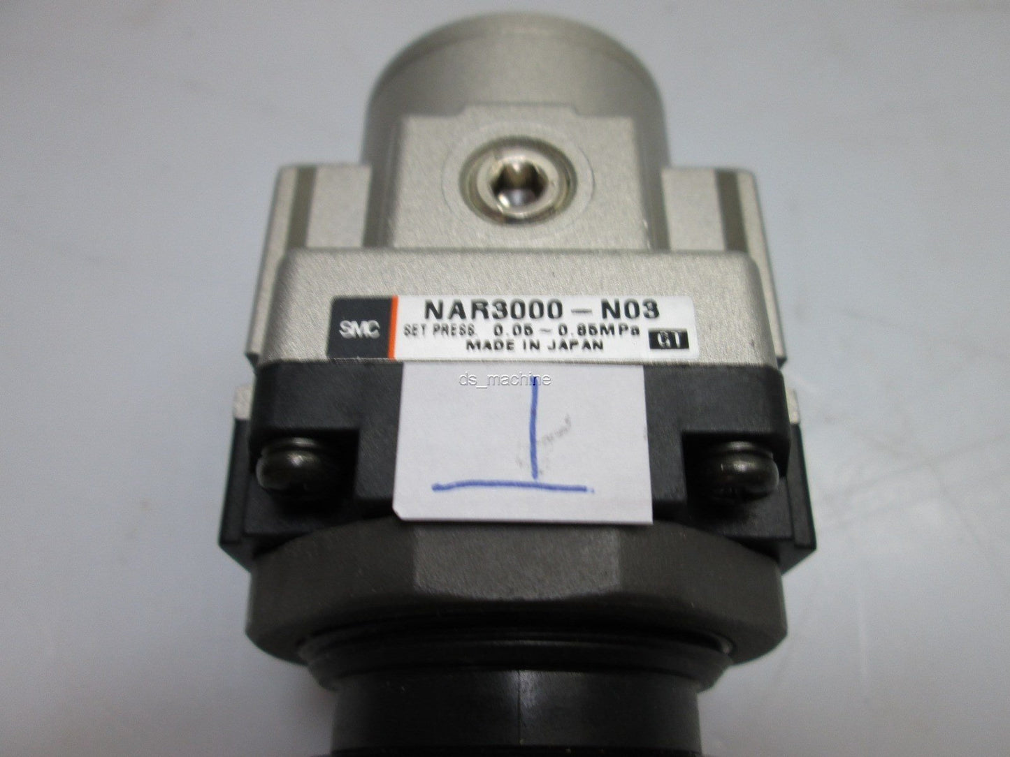 Used SMC NAR300-N03 Regulator 3/8" NPT, Set. Press: 0.05-0.85MPa