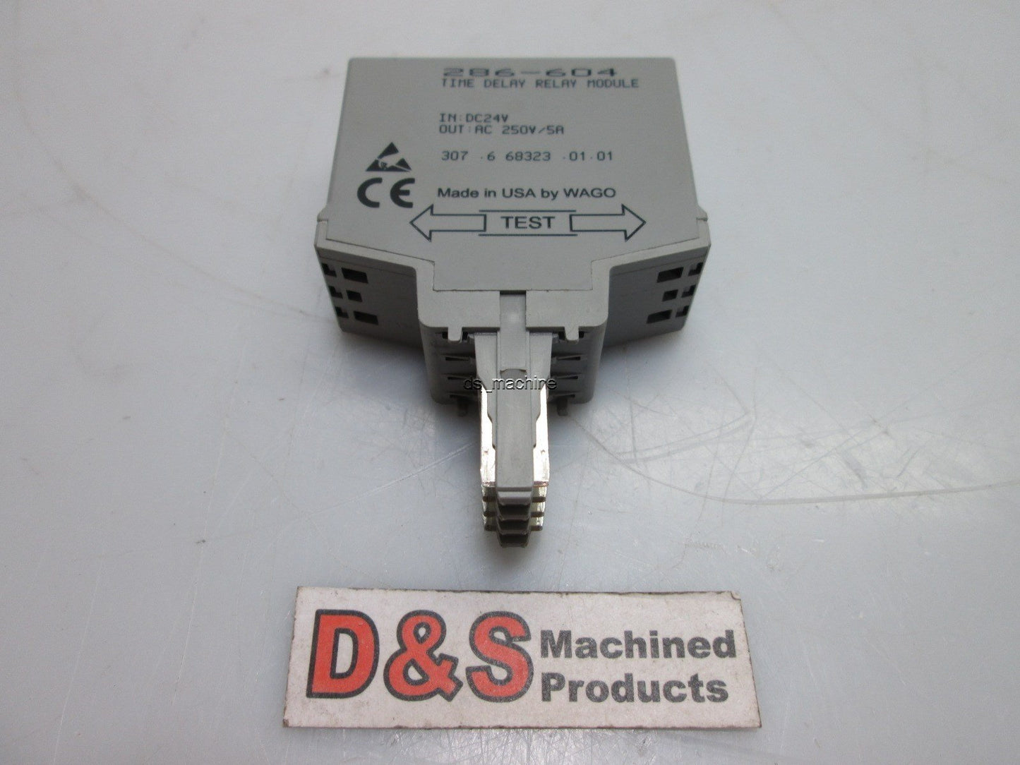 Used Wago 286-604 Time Delay Relay Module DC24V IN, AC250V / 5A OUT