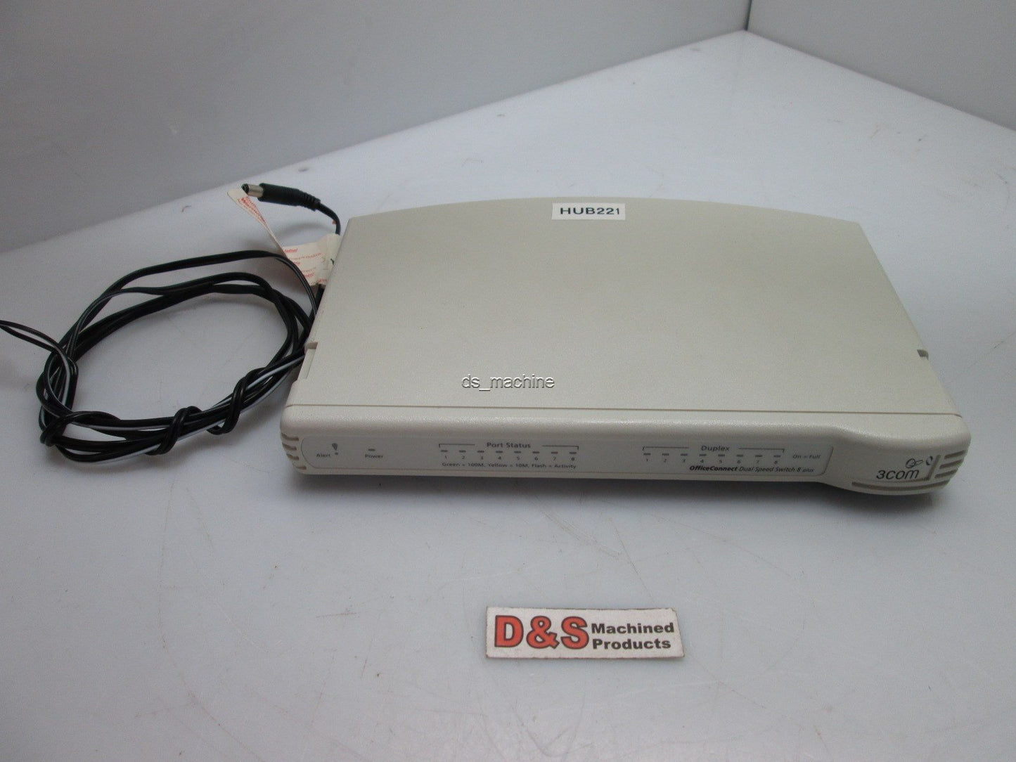 Used 3com 4902A007 OfficeConnect 8-Port Dual Speed Switch