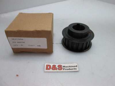 New Martin Sprocket & Gear 20L075SP06 Timing Pulley Cog 20 Teeth, 1" Bore, 3/4" Belt