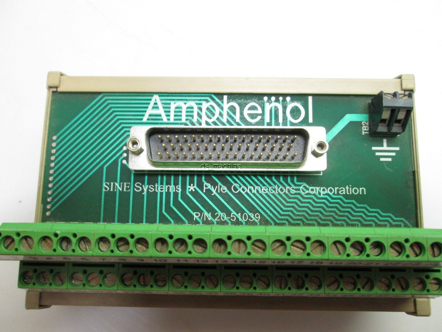 Used Amphenol 20-51039 Connector Block
