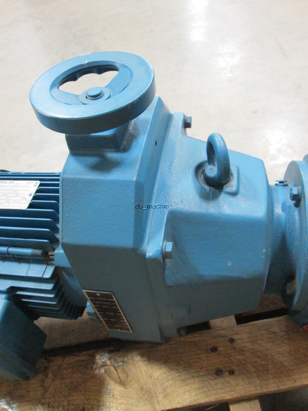 Used SEW K66D24DT90L4BM2MR, DF24DT90L4BM2MR Gearmotor 230/460VAC 6/3A 2HP 58.11:1