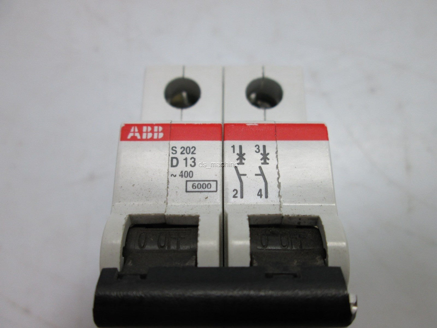 Used ABB S202 D13 Circuit Breaker, 2-Pole, 230V-400V