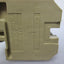 Used Lot of 14 Weidmuller SAK 6N, SAK 4, SAK 2.5 Terminal Blocks Tan 750VAC/DC