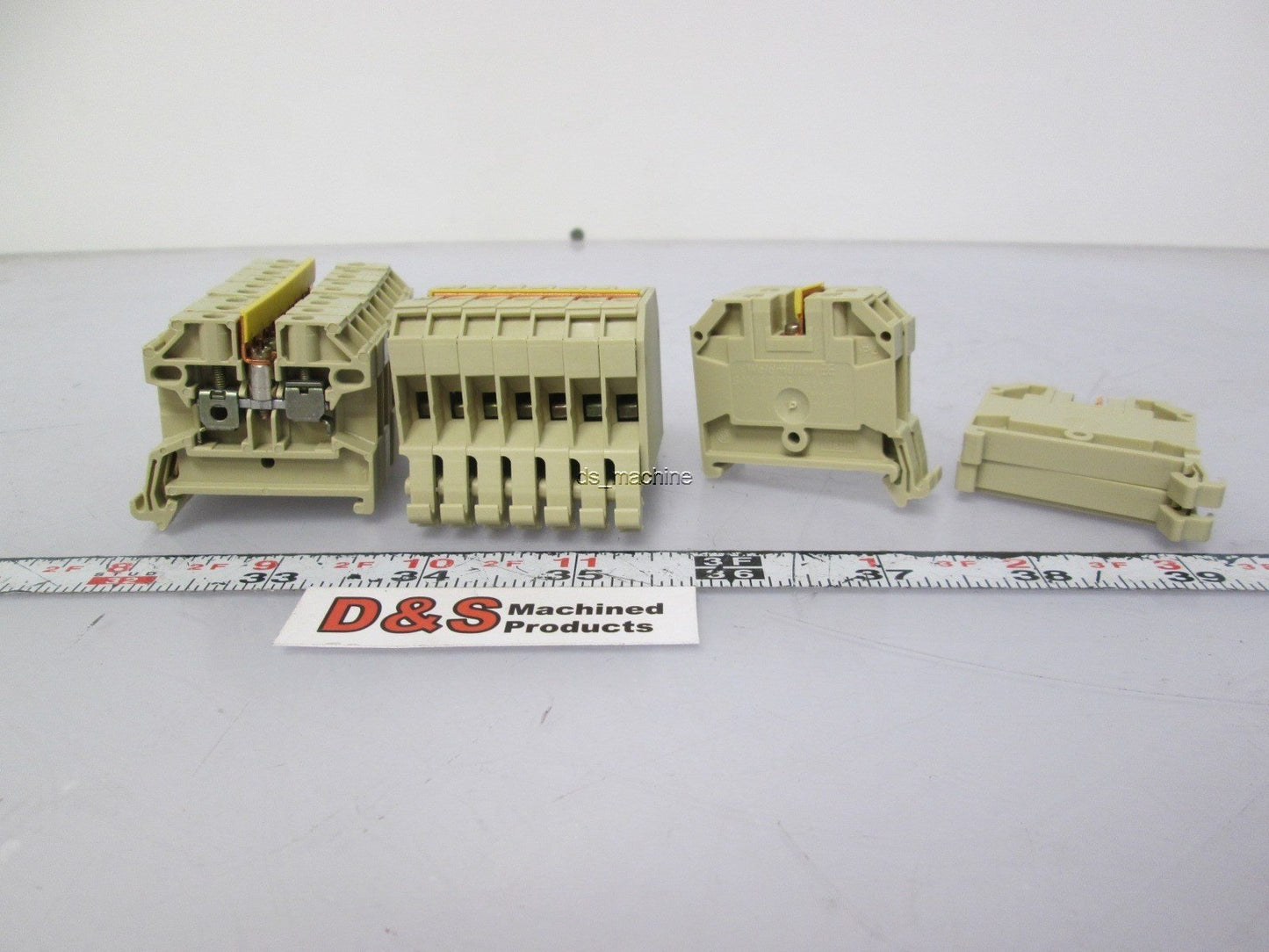 Used Lot of 20 Weidmuller SAK2.5/35 Terminal Blocks 800VAC/DC 2.5mm