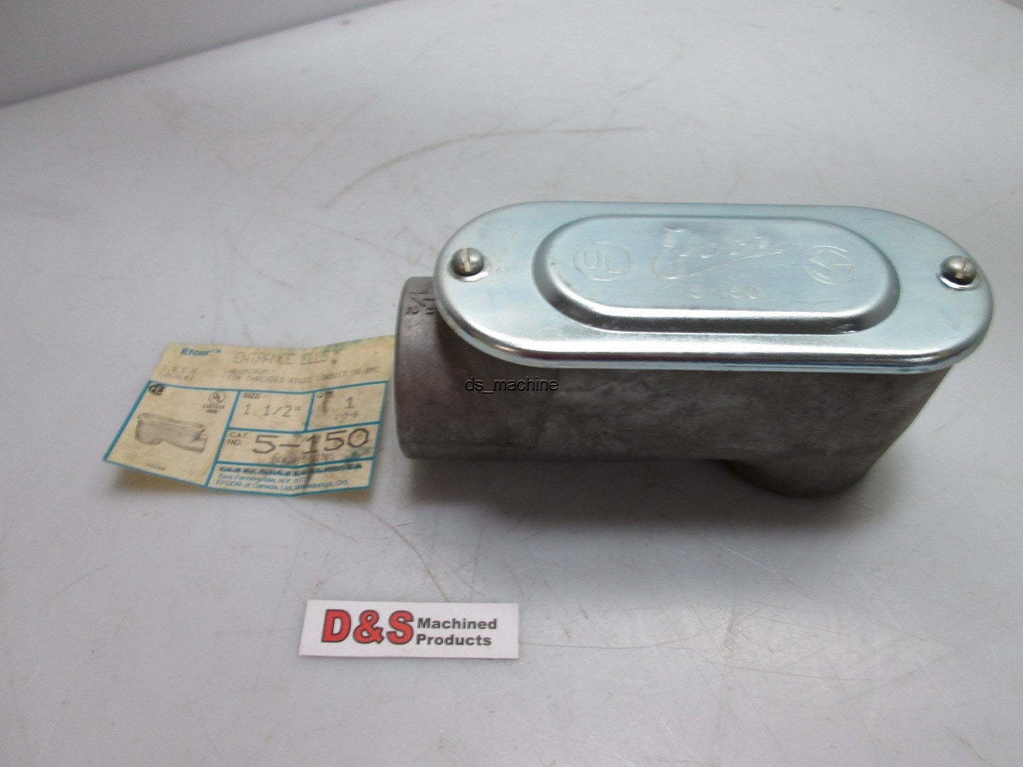 Used Gould Efcor 5-150 Conduit Outlet Body 1-1/2", 90 Degree Angle