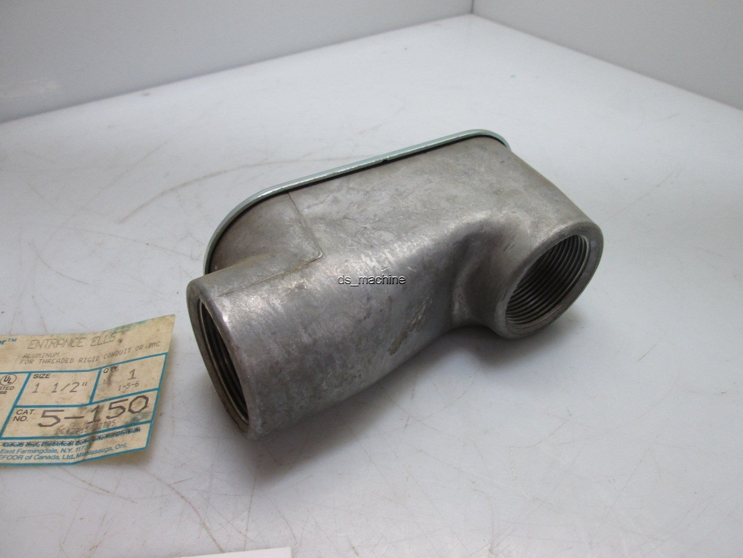 Used Gould Efcor 5-150 Conduit Outlet Body 1-1/2", 90 Degree Angle