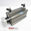 Used Bimba EFT-50100-3EF Pneumatic Cylinder 50mm-Bore 80mm-Stroke