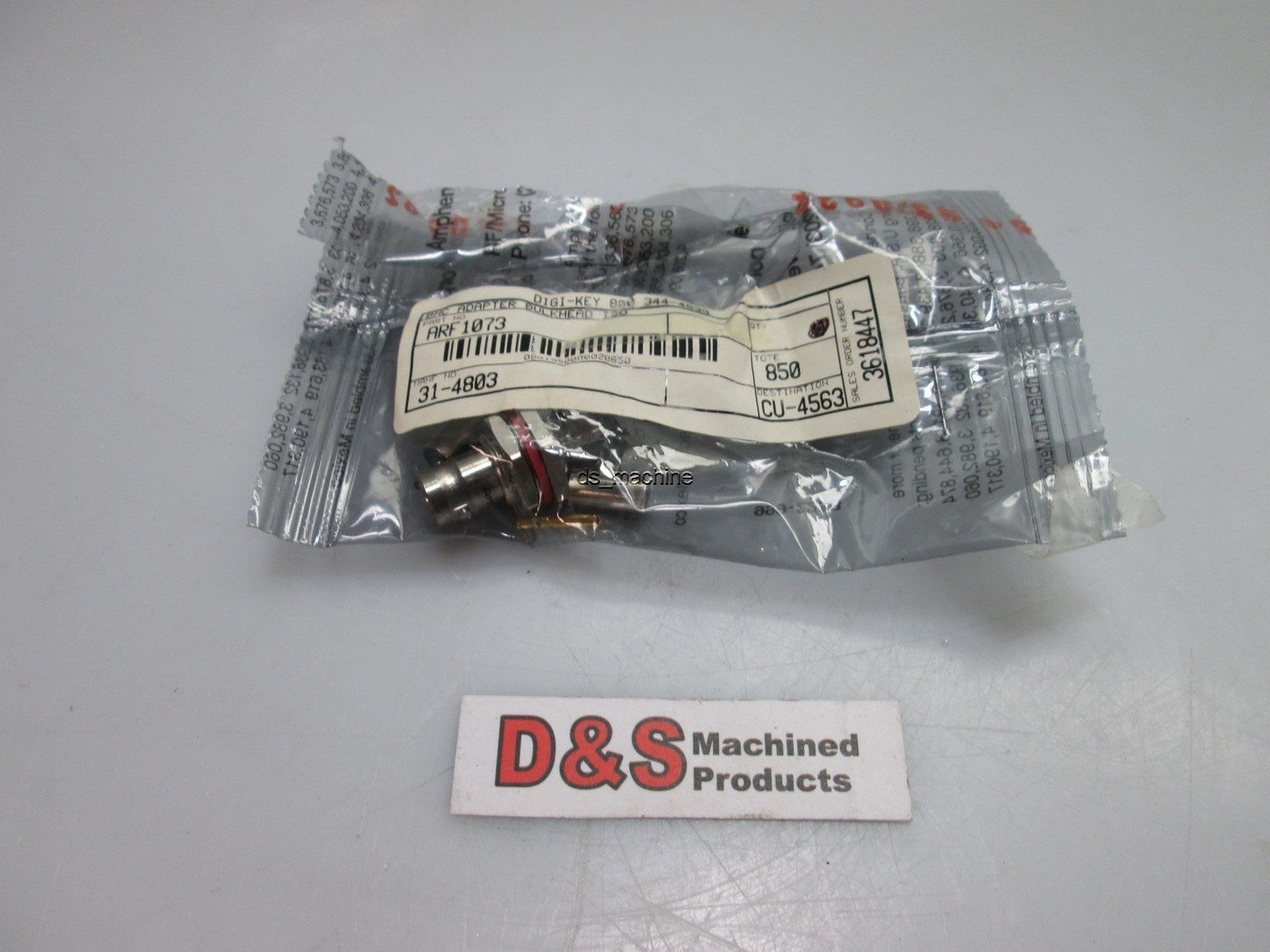 Used Amphenol ARF1073 BNC Adapter Bulkhead ISO