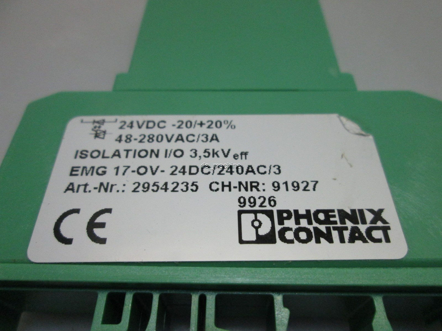 Used Phoenix Contact EMG17-OV-24DC/240AC/3 Opto Coupler