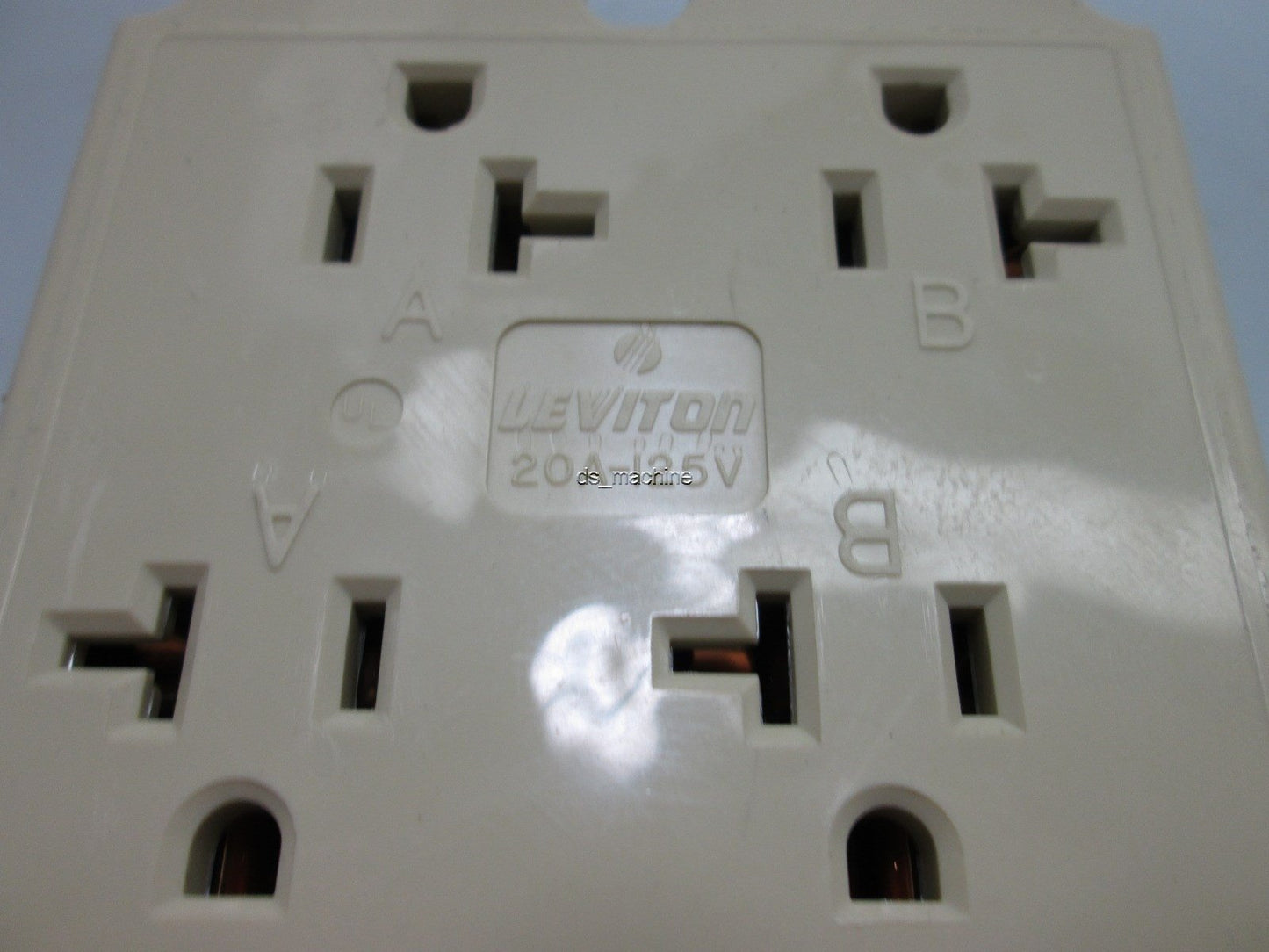 Used Leviton 4-Socket Outlet 20A-125V