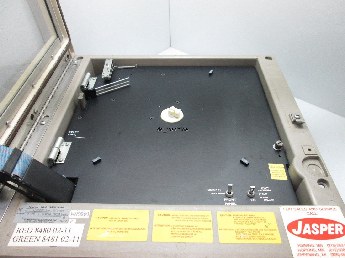 Used Combustion Engineering Fulscope ER/C Circular Chart Recorder 120/240V 50/60Hz
