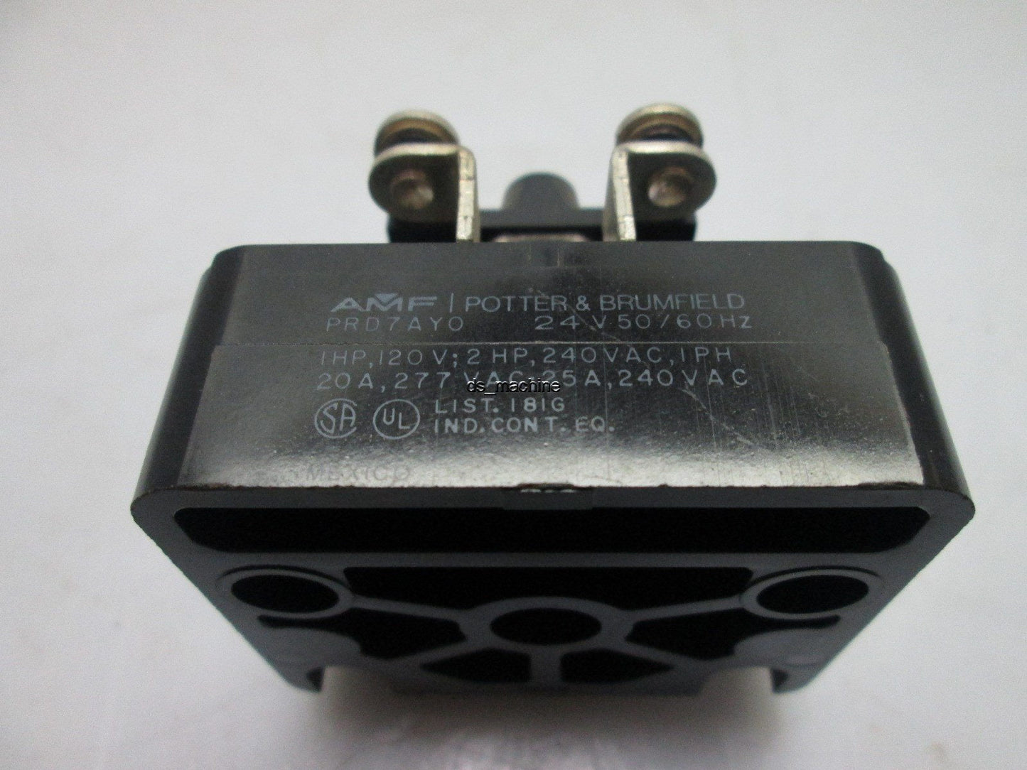 Used Potter & Brumfield PRD7AY0 Electro-Mechanical Power Relay, Coil: 24V 50/60Hz
