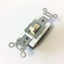 Used Lot of 5 Leviton W-S-896 Toggle Switch Single-Pole, 15A-120V-277VAC