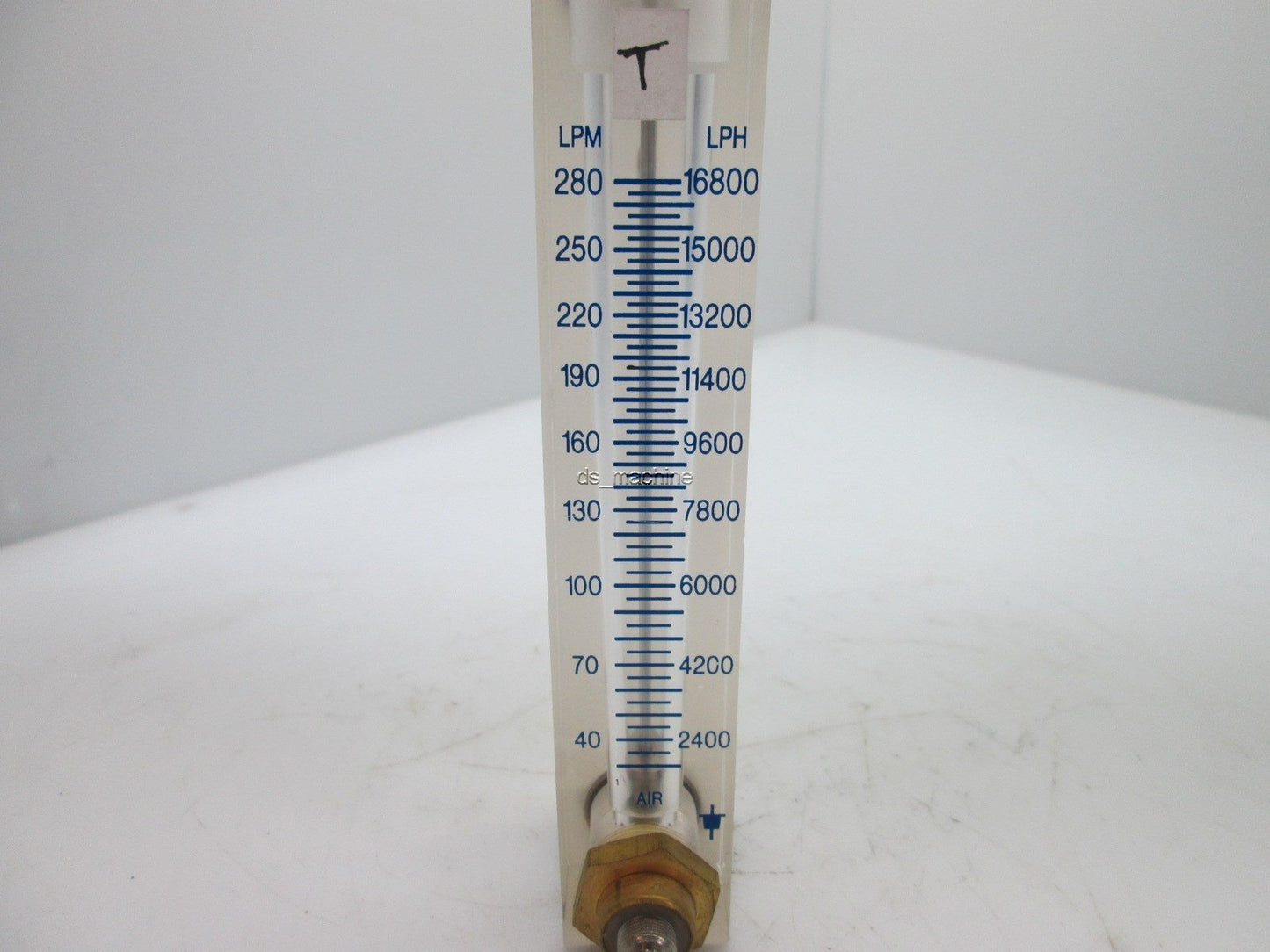 Used Cole Parmer Flow Meter 40-280 LPM Air *Missing Knob*