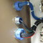 Used Delta 12" x12"x8" Control Enclosure 37 Terminal Blocks, Grounding Bar, Gasket
