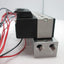 Used Manifold of 8 Koganei A025E1-PSL Solenoid Valve Normally Closed 0~0.7MPa 24VDC