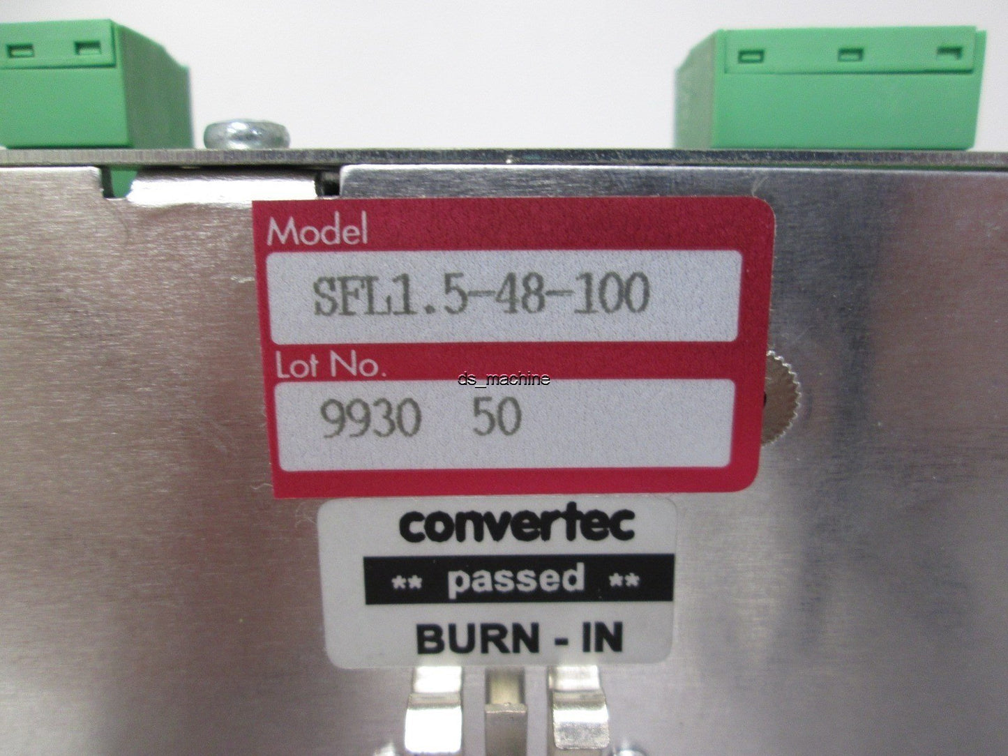 Used Sola SFL 1.5-48-100 Power Supply 115/230VAC 1.7/0.9A Input 48VDC 1.5A Output DIN
