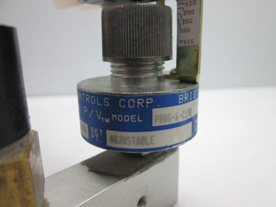 Used Whitman Controls P88G-6-C1TB Pressure Switch w/Nason SM-1A-5R/QC Pressure Switch