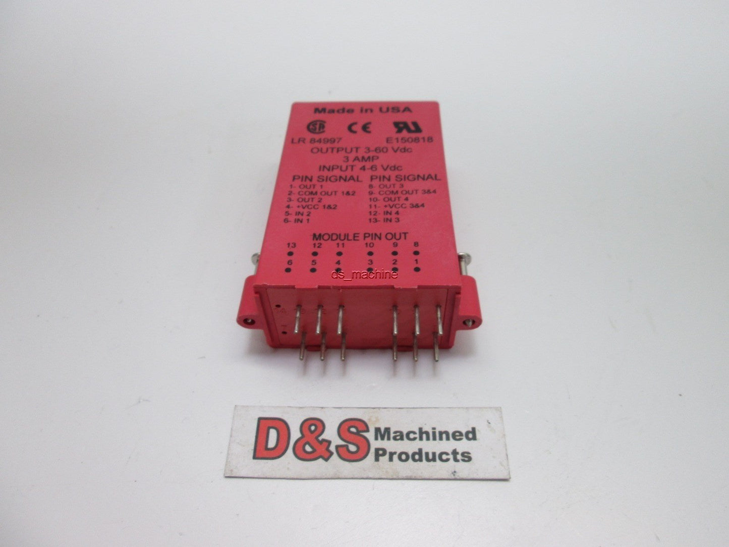 Used WRC 1781-0B5Q Relay, 3-60VDC, 3Amp