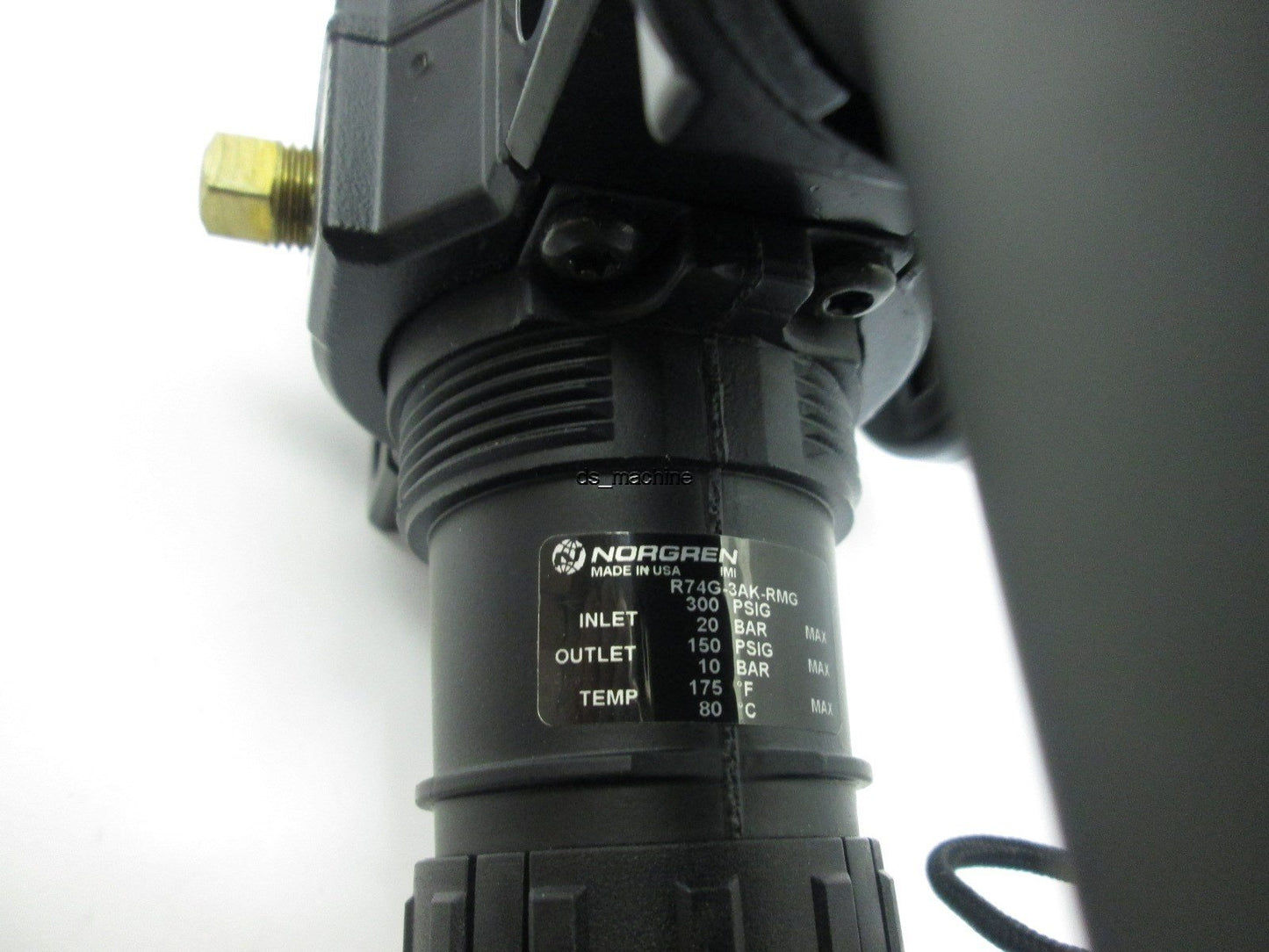 Used Norgren R74G-3AK-RMG Regulator w/ Filter & Lockout Valve 250PSI In 150PSI Out