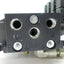 Used Manifold of 4 Norgren K79EA00KS6KV2 Air Control Valves 24VDC