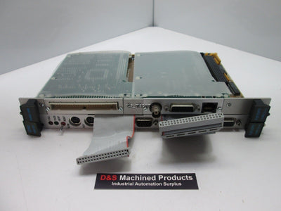 Used Xycom XVME-675 CPU Module PM101558 w/Xycom XVME-956 DISK Module *Short Ribbon*