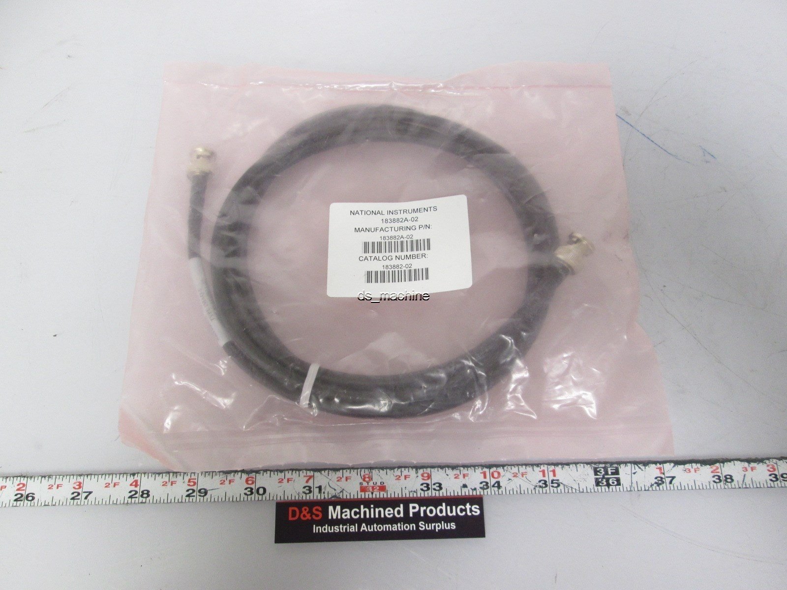 National Instruments NI 183882A-02 BNC Coax Analog Camera Cable, 2m Lo ...