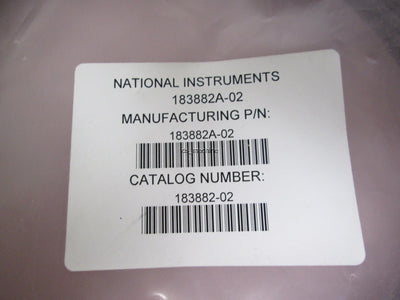 New National Instruments NI 183882A-02 BNC Coax Analog Camera Cable, 2m Long