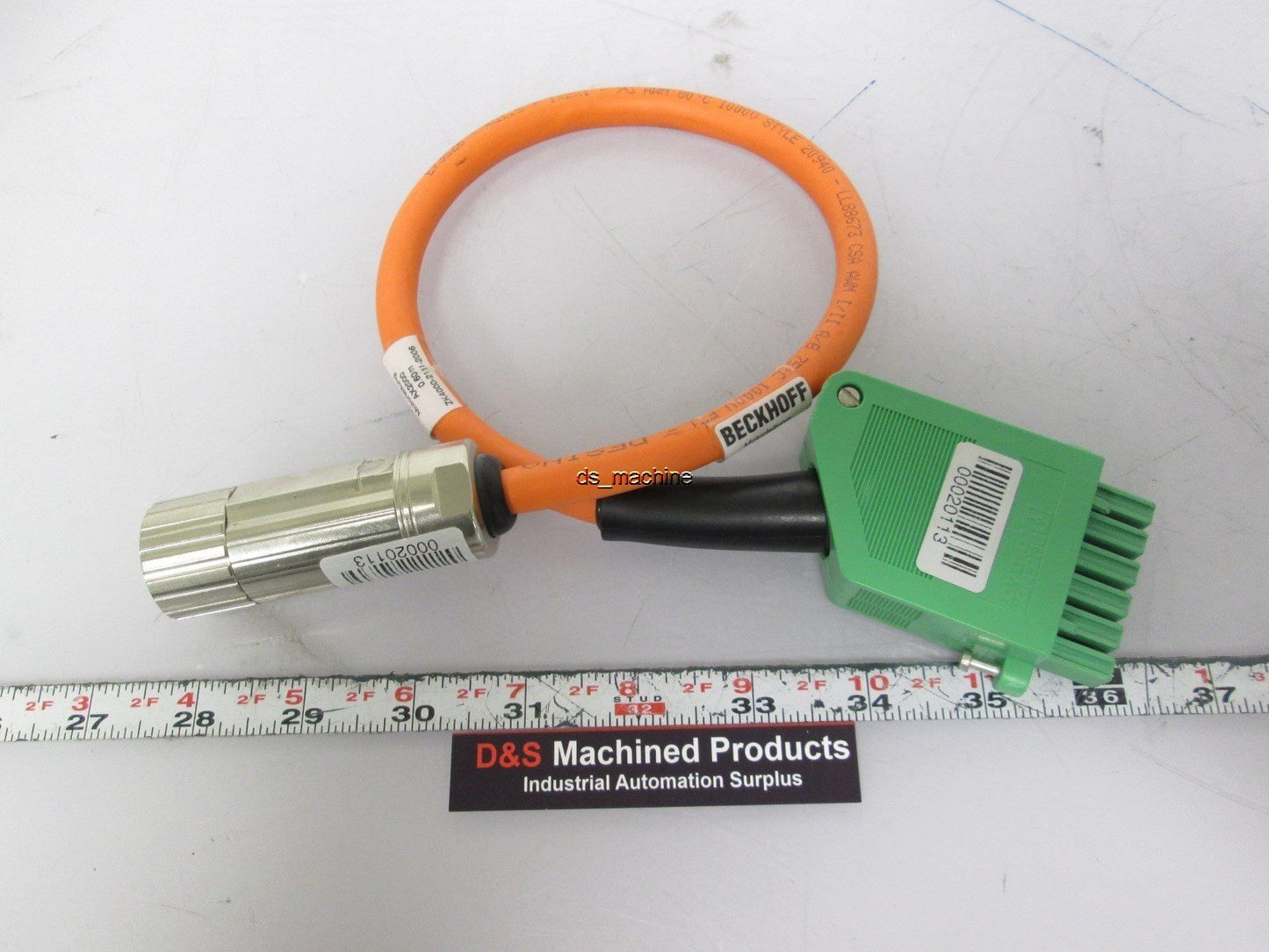 Used Beckhoff AX2000 ZK4000-2111-2006 Motor Cable 0.6m Length for AX2000 Drives